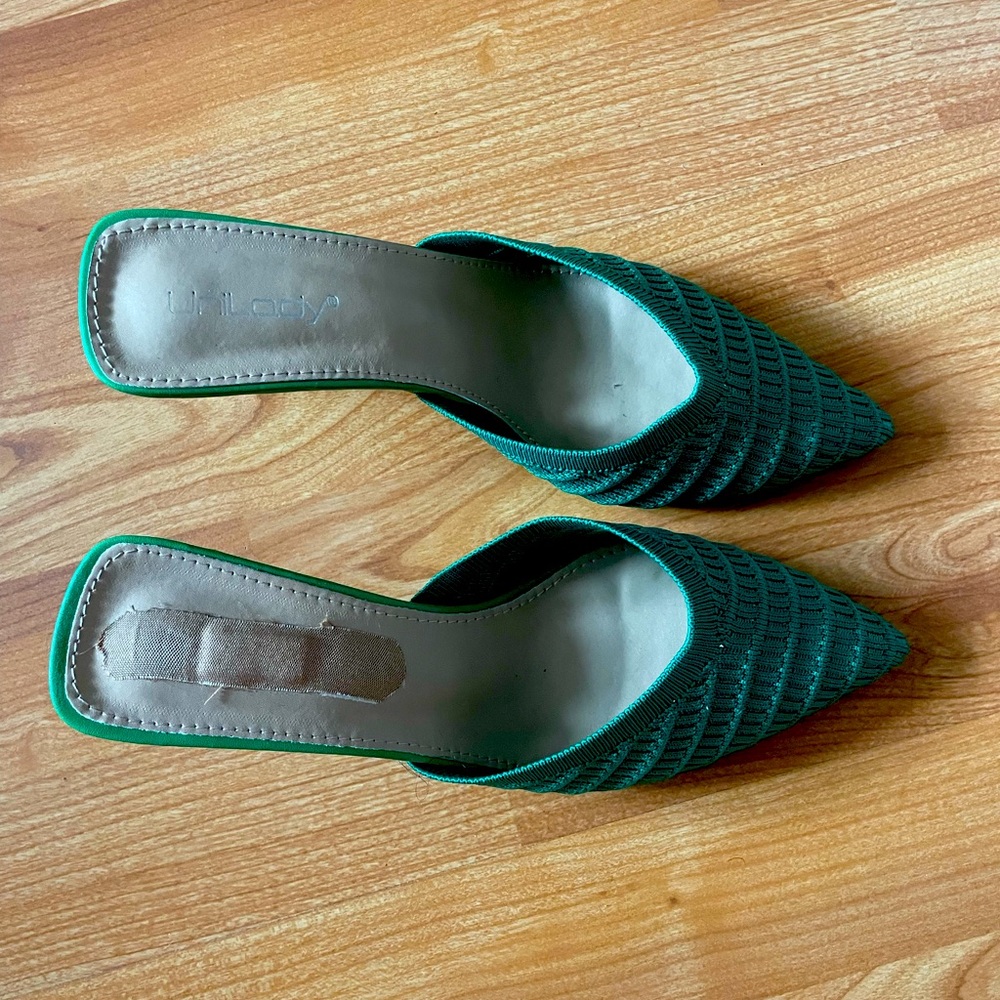Green heels